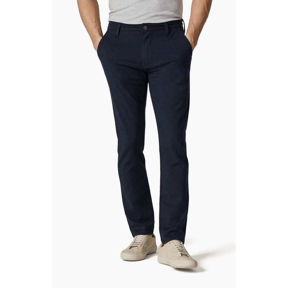 NEW 34 HERITAGE men's verona high flyer straight leg chino pants in night sky - Picture 2 of 5
